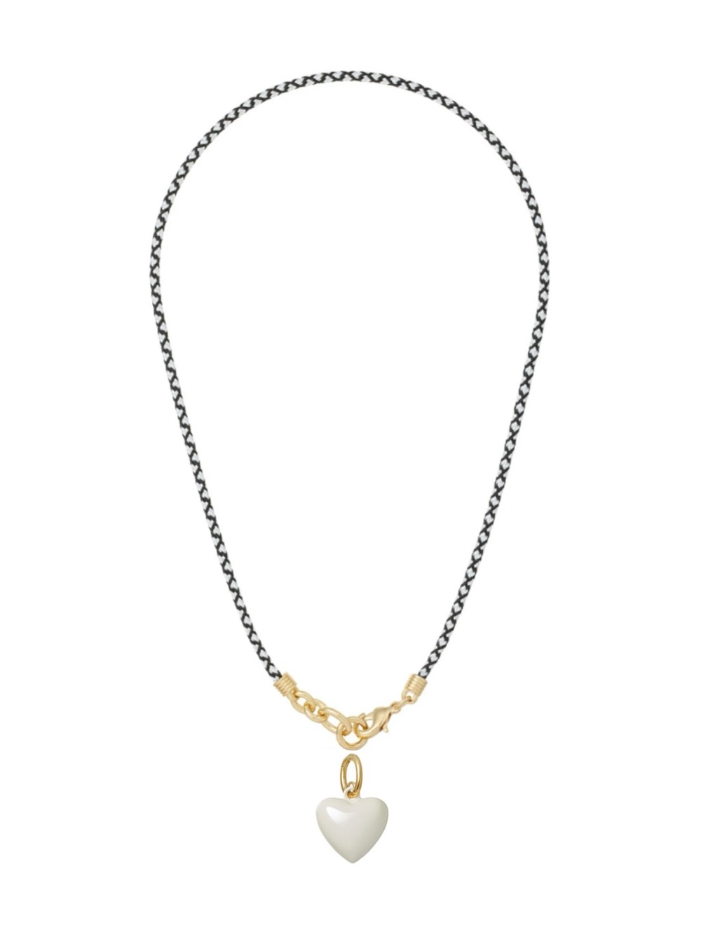 Roxanne Assoulin Teh Itsy Bitsy Happy Cord
Charm
Necklace Salt & Pepper Cream
